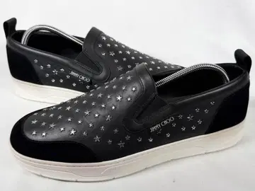 [ 정품 ] 새상품급 JIMMY CHOO 지미추 스터드 슬립온 43