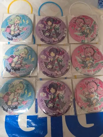 젠레스 존 제로 x 산리오 캐릭터즈 캔뱃지 3종 x 2 gigo