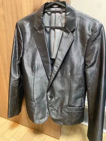 TORNADO MART 스트라이프 테일러드 자켓 M 큐빅