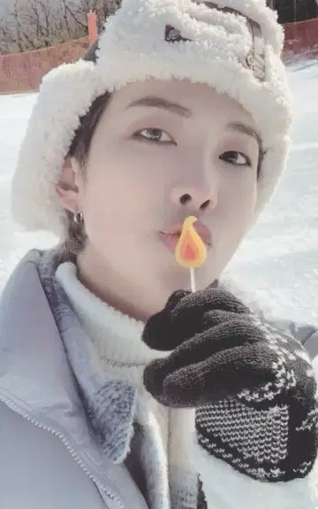 BTS 2021 윈터 패키지 RM 트레이딩 카드 양면