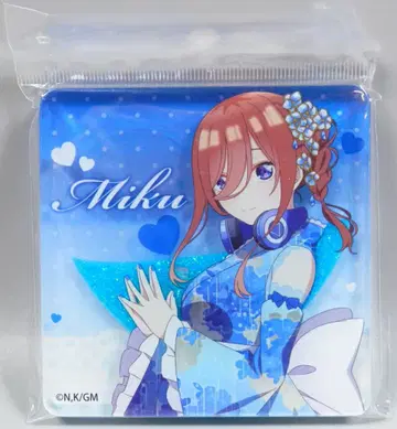 타피오카 글리터 아크릴 블록 나카노 미쿠