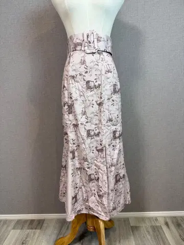 미셸 마카롱 머메이드 스커트 XS 핑크 베이지