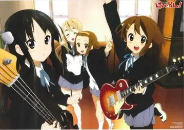 교토 애니메이션 판매용 케이온! 츠무기 미오 유이 리츠 B2 포스터