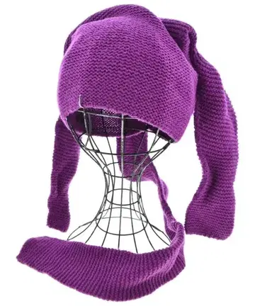 ISSEY MIYAKE 니트 캡 비니 여성용