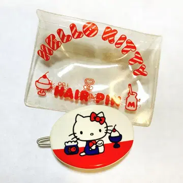 헬로키티 헤어핀 빈티지 1976년 당시 물건