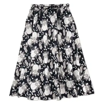 택 포함 새상품 히구치 유코 디즈니 스토어 콜라보 루시퍼 스커트