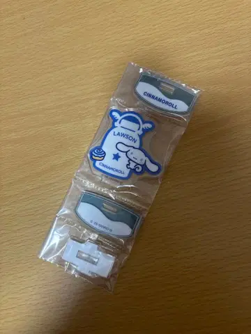 LAWSON 50주년 흔들흔들 아크릴 스탠드 시나모롤