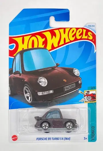 MATTEL 핫휠 베이직카 포르쉐 911 터보 3.6 (964)