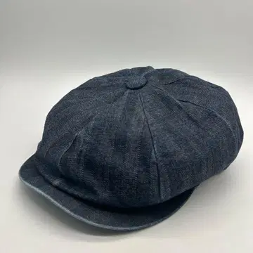 키지마 타카유키 더스타일리스트재팬 데님풍 헌팅 캡 다크 블루