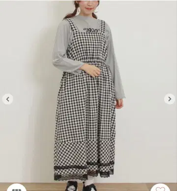 사만사 모스모스 [ 오즈의 마법사 ] 깅엄 원피스