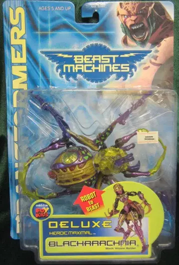 HASBRO BEAST MACHINES BLACK ARACHNIA