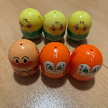 호빵맨 짤랑이 멜론빵나짱 코로롱 구슬 6개