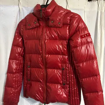 TATRAS 후드 부착 다운 자켓 레드