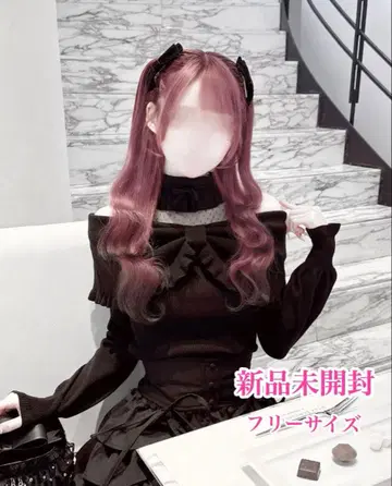 미셸 마카롱 허니 뮤우 도트 튤 어깨 트임 프릴 상의 프리 사이즈