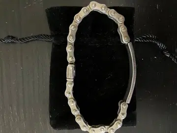 실버 체인 팔찌 조정 가능