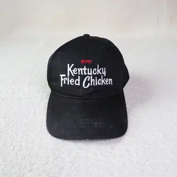 분위기 KFC 기업 로고 캡 블랙 페이드 빈티지 느낌