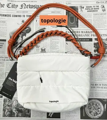 topologie 숄더백 화이트 스트랩 포함 ( ORope ) 새상품