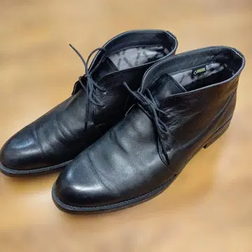 REGAL 리걸 블랙 가죽 고어텍스 처카 부츠