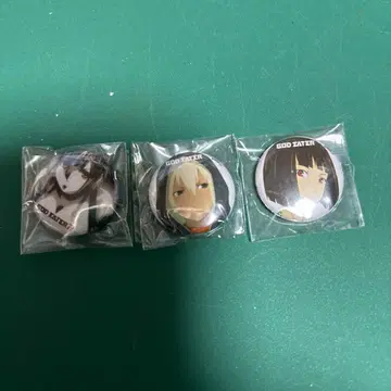 GOD EATER 캔뱃지 3개 세트 레어 시크릿 갓이터 2