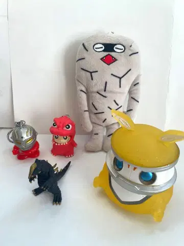 울트라맨 굿즈 세트 소프트 비닐 봉제 인형 키링