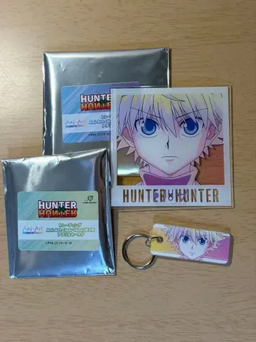 HUNTER x HUNTER 키루아 아크릴 카드 아크릴 키홀더 세트