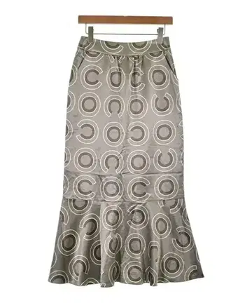 샤넬 롱 맥시 길이 스커트 여성용