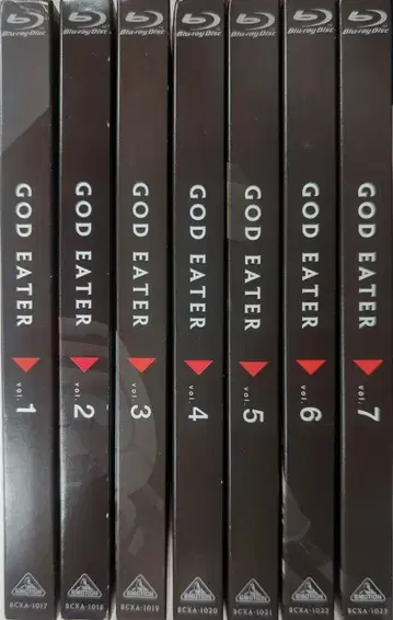 애니메이션 Blu-ray GOD EATER 특장 한정판 전 7권 세트