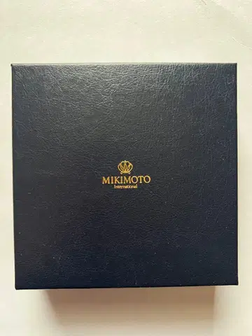 MIKIMOTO 골드 크리스탈 탁상시계