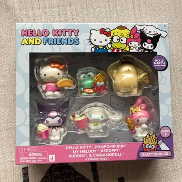 레어 산리오 피규어 키티 마이멜로디 쿠로미 푸딩 케로피 시나모롤