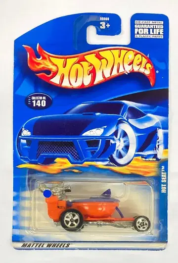 MATTEL 2001 메인라인 #140 핫휠 핫 시트 오렌지 #140