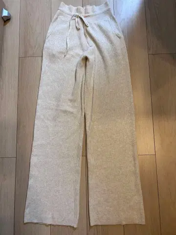 [ 새상품급 ] UNIQLO 워셔블 니트 리브 팬츠 긴 길이 M