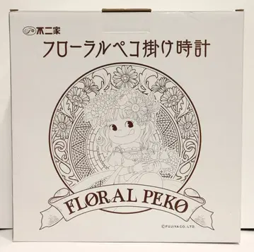 후지야 페코짱/시계 플로럴 페코 벽시계 FLORAL PEKO