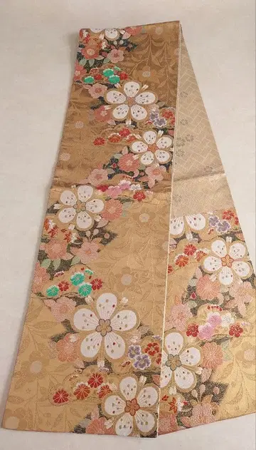 고급 후쿠로 오비 기모노 순수 실크 포멀 후리소데 성인식 결혼식