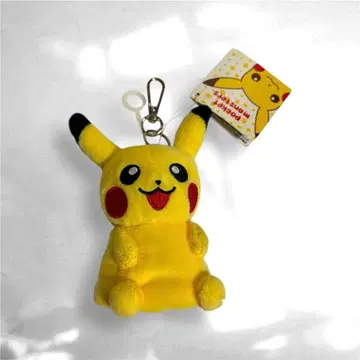 포켓몬 피카츄 낚시릴 달린 봉제 인형 키 커버 키체인