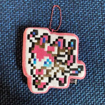 새상품 택 없음 픽셀 아트 키링 포켓몬 니피아 부스터즈