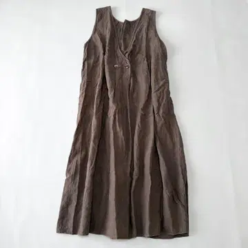 nest Robe 린넨 100% 오버롤 스커트 원피스 일본제