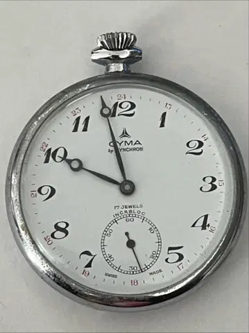 CYMA 시마 회중시계 수동 와인딩 스위스산 빈티지 앤티크