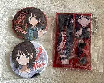 걸즈 밴드 클라이 갈쿠라 클리어 멀티 케이스 캔뱃지 이세리 니나 니나