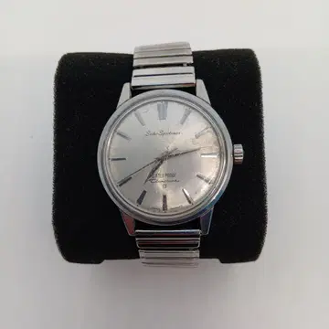 Seiko 스포츠맨 자동 와인딩 손목시계 실버 작동 확인 완료