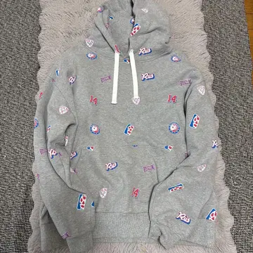 Russeluno 러셀노 프린트 후드 부착 후드티 [ 새상품급 ]