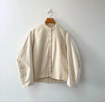 OUTIL 우티 밴드 카라 셔츠