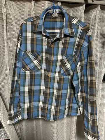 BIG MAC 체크 무늬 플란넬 셔츠 L 사이즈