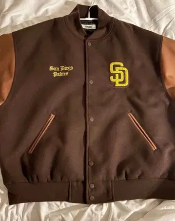 샌디에이고 파드리스 바시티 자켓 브라운