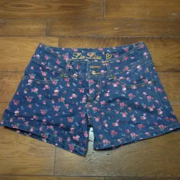 Liz Lisa 꽃무늬 데님 숏팬츠