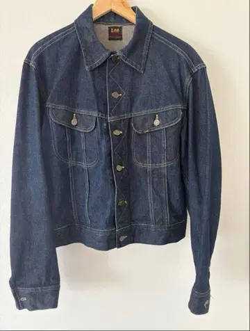 40s 50s 빈티지 lee 101-j 빨간색 글자 택 데님 자켓