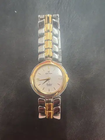 CYMA Sealord 쿼츠 손목시계 실버/골드