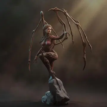 1/8 미도색 미조립 피규어 레진 키트 사라 케리건 스타크래프트