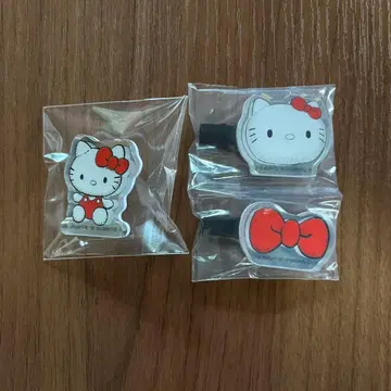 에니마이 복권 토미에 x 헬로키티 아크릴 핀즈 헤어핀