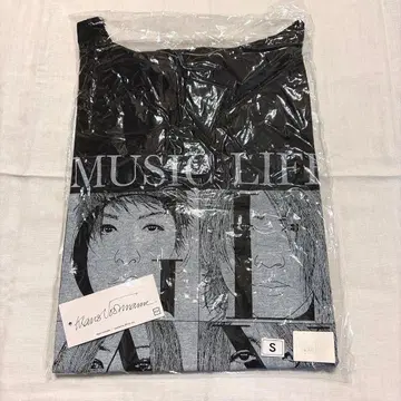 GLAY MUSIC LIFE 티셔츠 블랙 S 사이즈