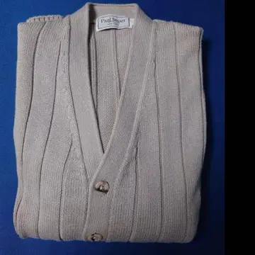 Paul Stuart 베이지 가디건